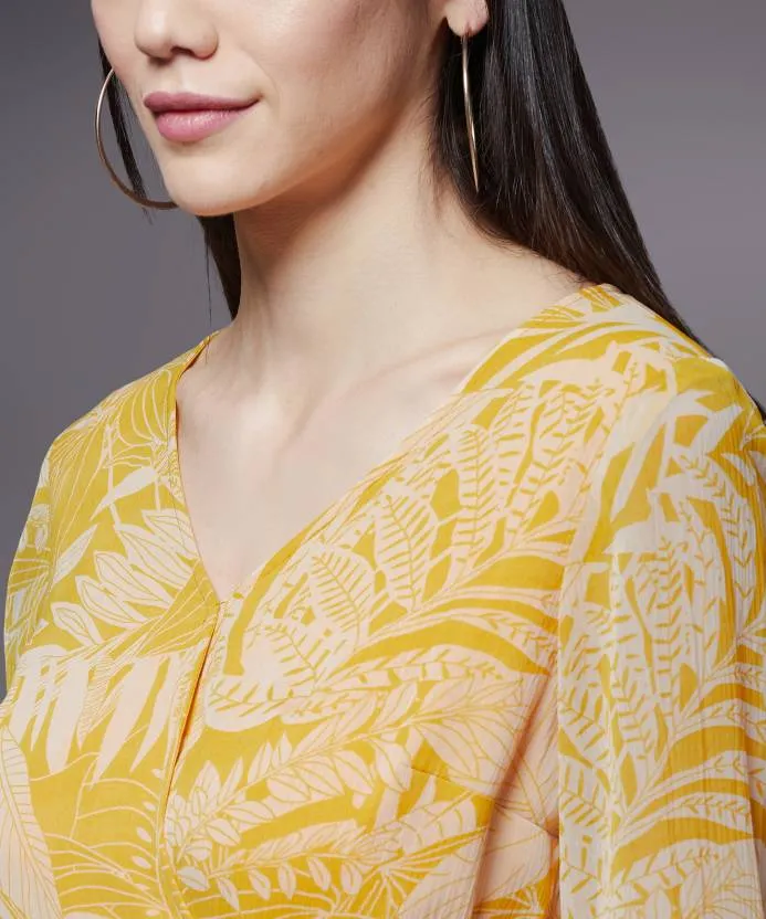 Sunshine Floral Wrap Dress
