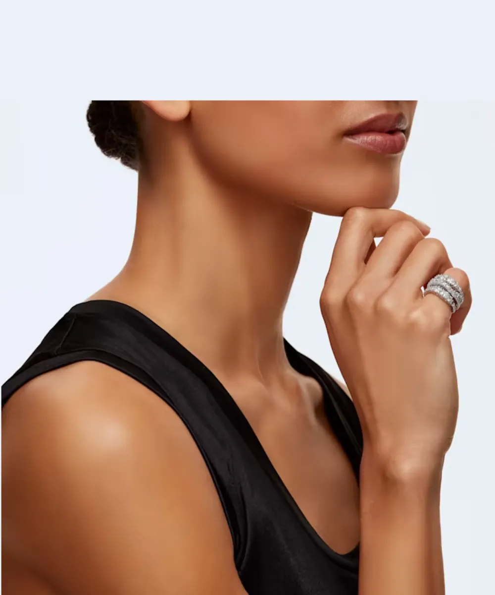 SWAROVSKI TWIST WRAP RING