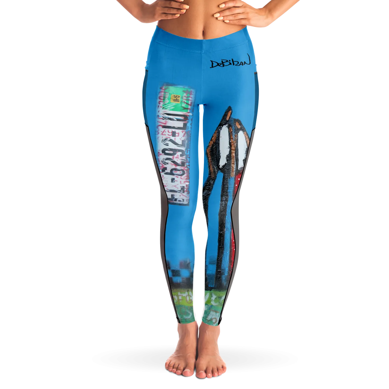 Take me away Legging with mesh
