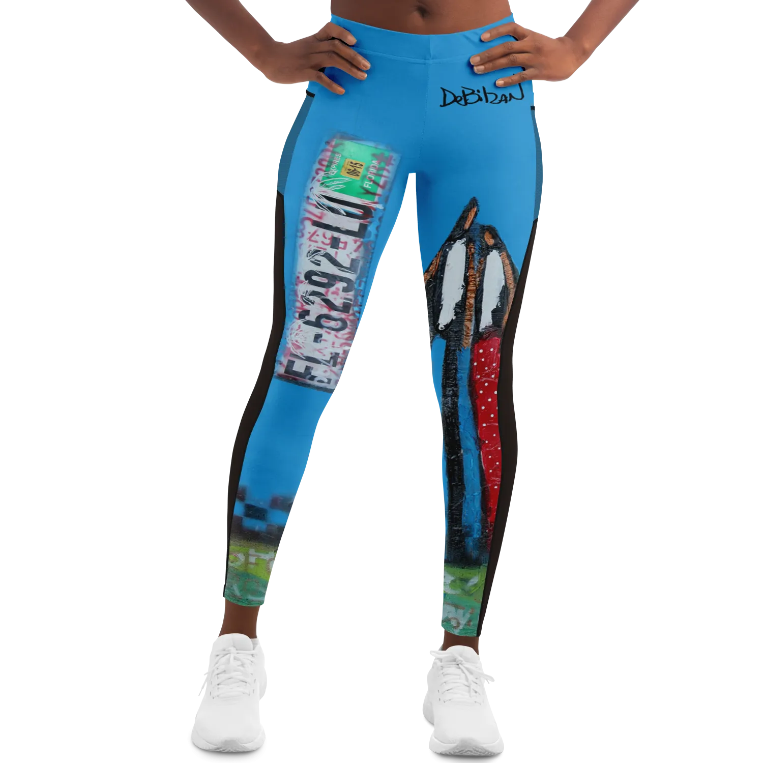 Take me away Legging with mesh