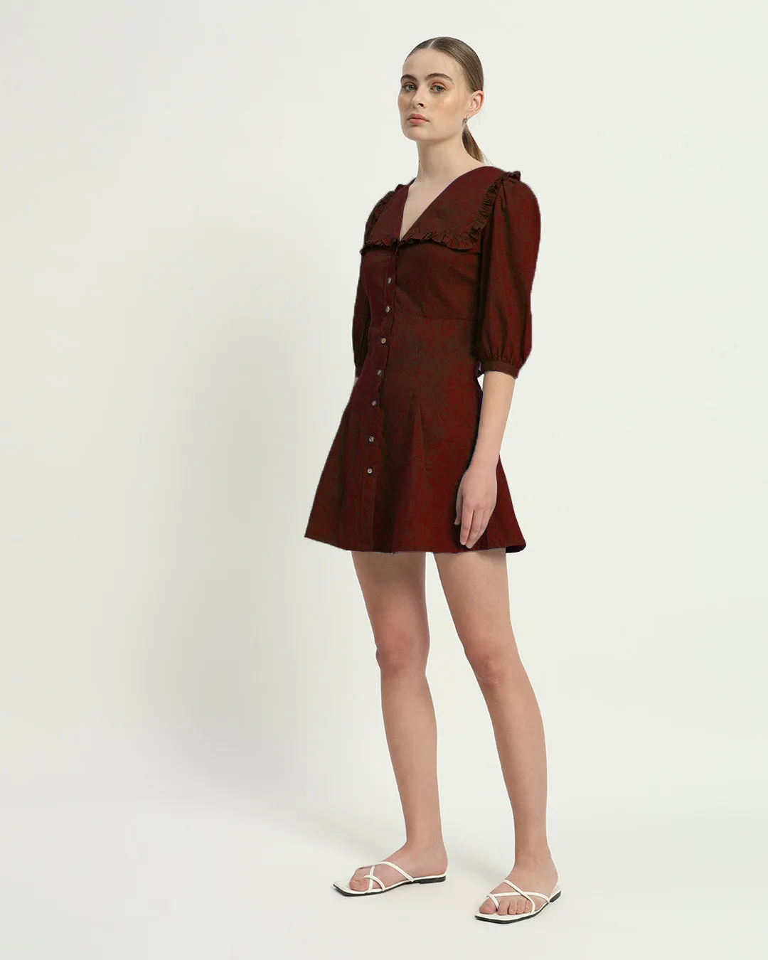 The Isabela Rouge Cotton Dress