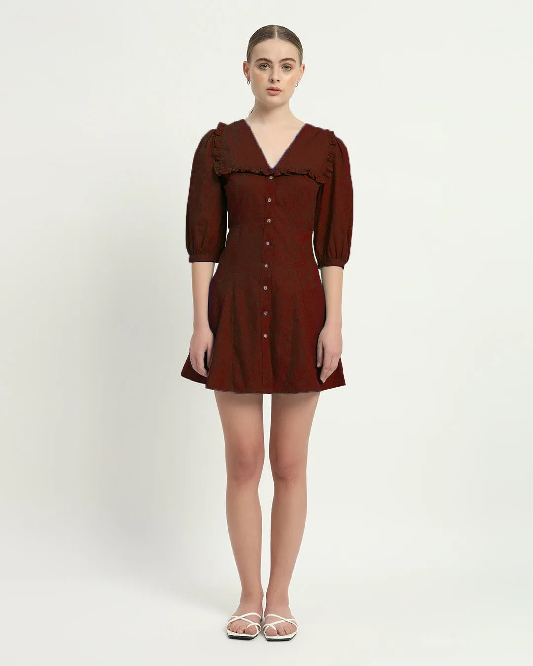 The Isabela Rouge Cotton Dress