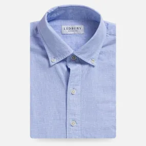 The Light Blue Barretto Cotton Linen Custom Shirt
