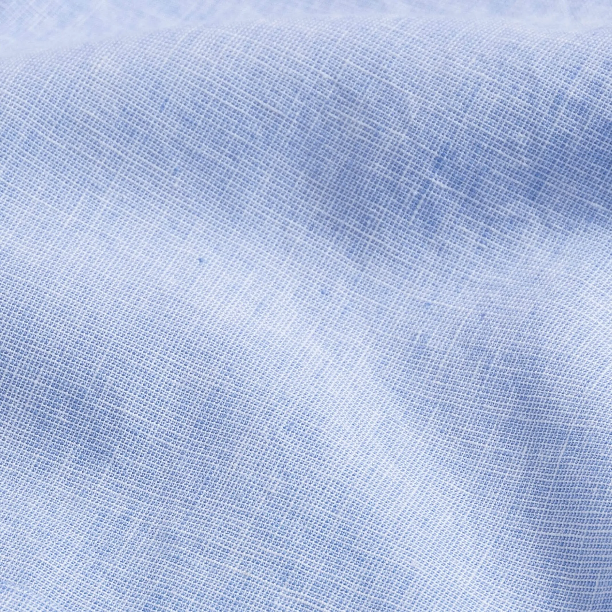 The Light Blue Barretto Cotton Linen Custom Shirt