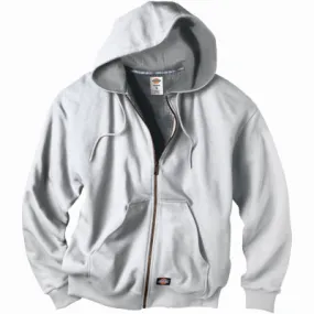Thermal Fleece Jacket, Hooded, Gray, Men's L
