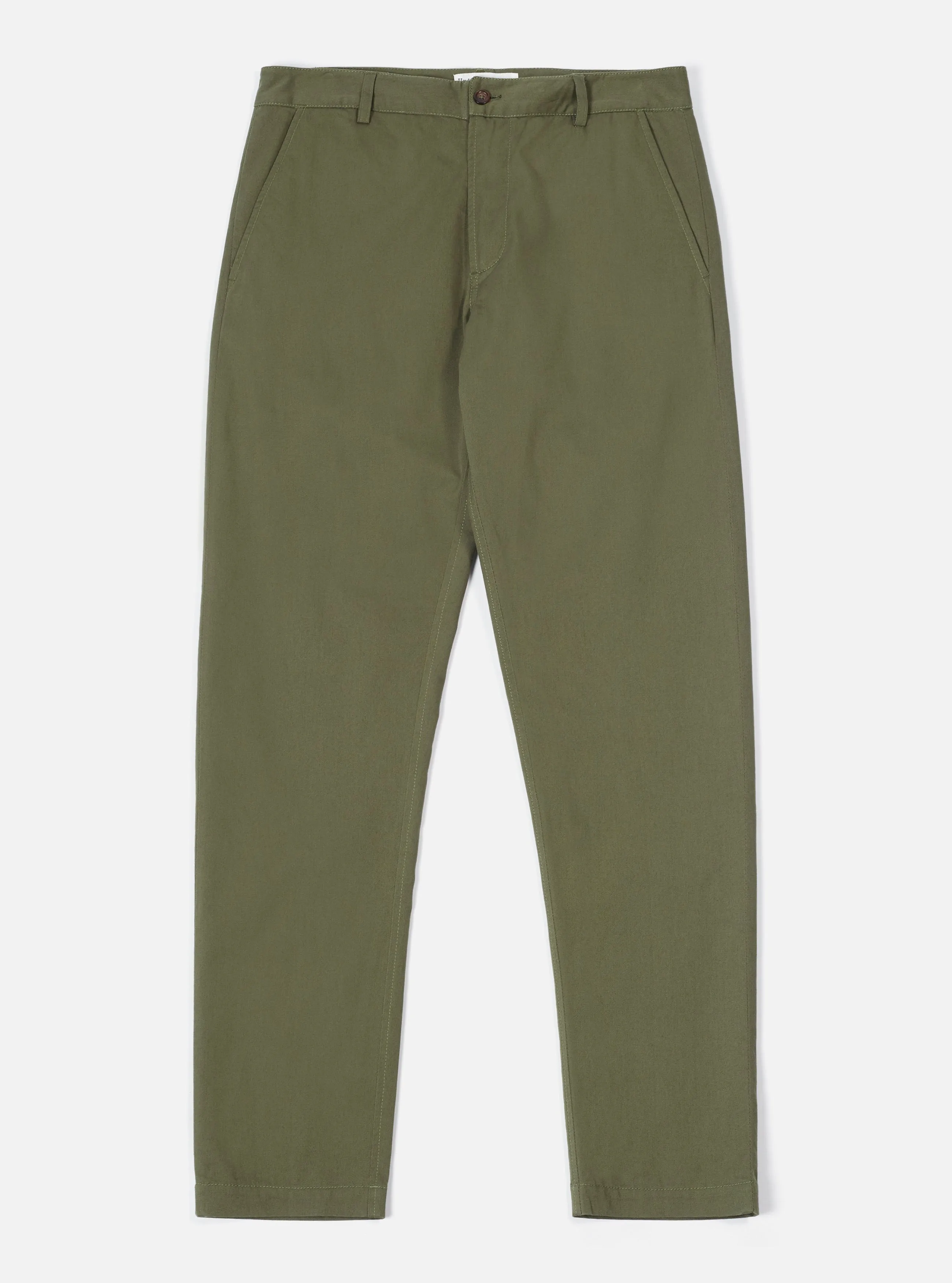 Universal Works Aston Pant in Light Olive Twill