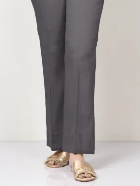 Unstitched Cambric Trouser - Steel Grey