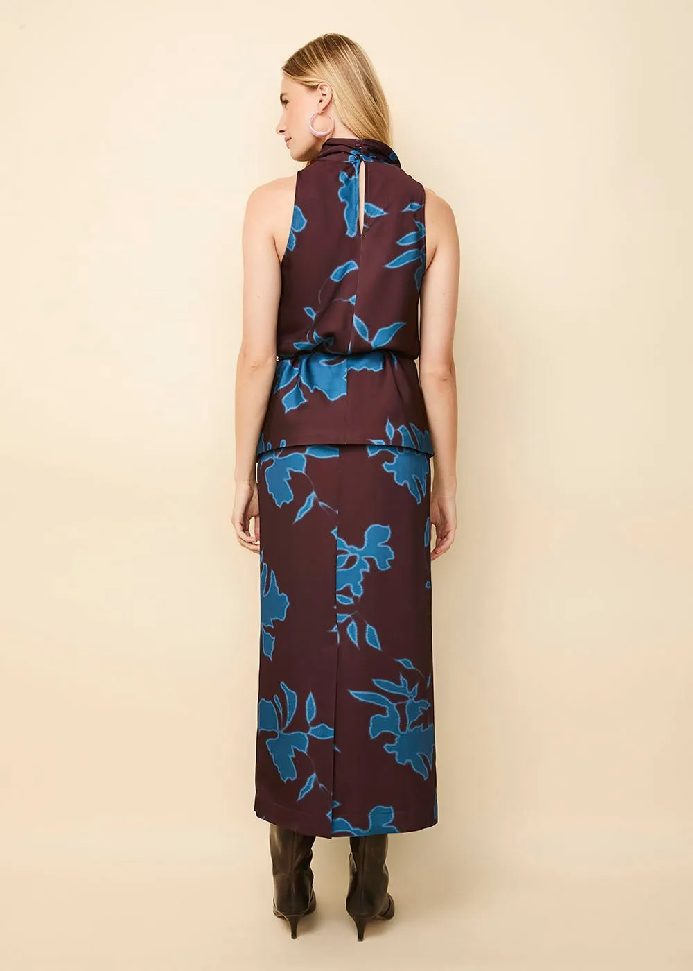 Valencia Skirt Abstract Floral