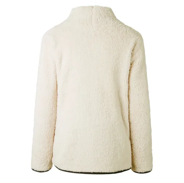 Women's Casual Turtleneck Jumper with Zipper | Ideal for Autumn/Winter