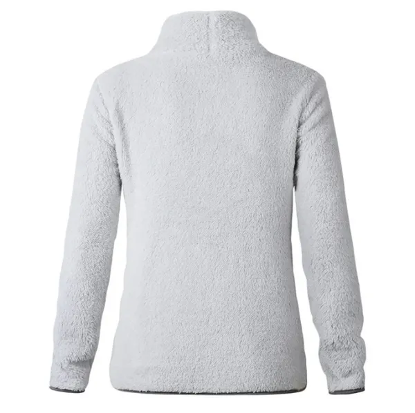 Women's Casual Turtleneck Jumper with Zipper | Ideal for Autumn/Winter